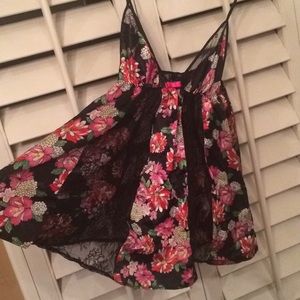 Victoria’s Secret floral & lace teddy
